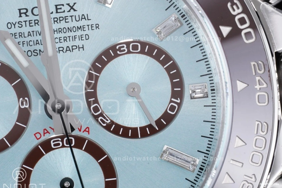 on VS4131 SS VSF Edition Crystal Blue Braclet Dial 1:1 126506 V2 904L Steel Youthful Daytona Ice Best (Weighted) 795 0809